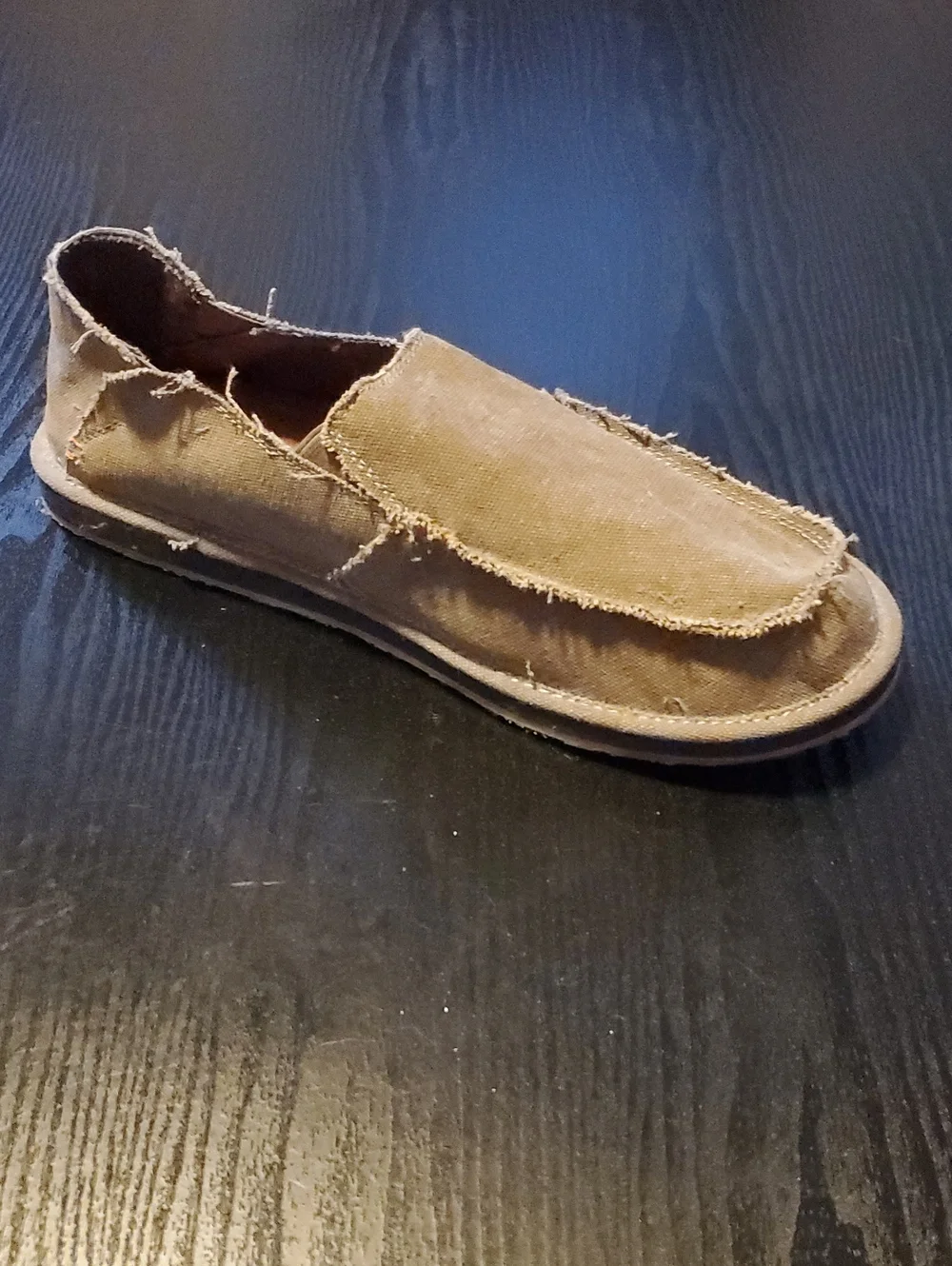 Magellan Outdoors Brown Canvas Slip-On Loafer
